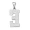 Sterling Silver Initial Letter E Charm Pendant Jewelry 25mm x 9mm